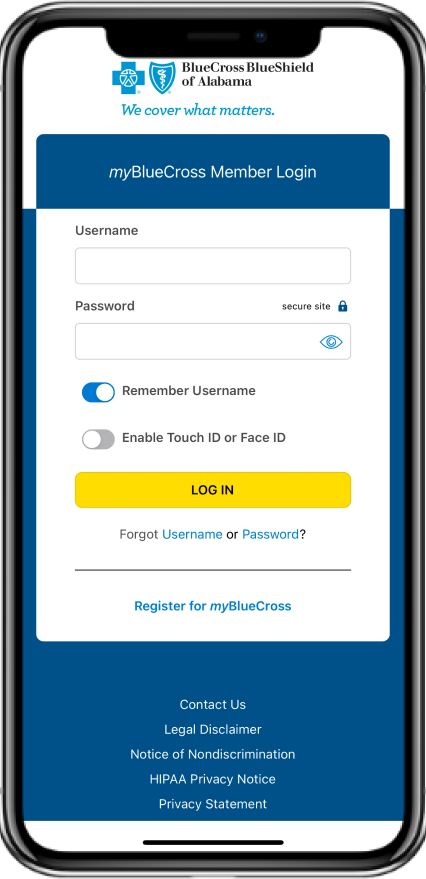 Blue Cross SmartClub - Login