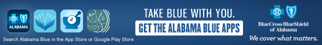 View your claim statements on the go with our Alabama Blue App. Click here to learn more.