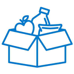 box of food
