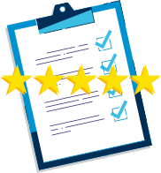 5 star survey icon 